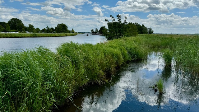 Richting het Zuidlaardermeer