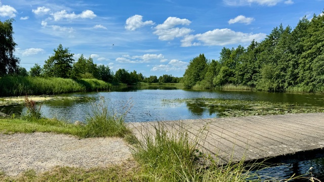 Brug aan de rand van het Natte Laarzenpad